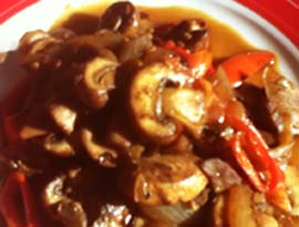 mushroom stir fry 